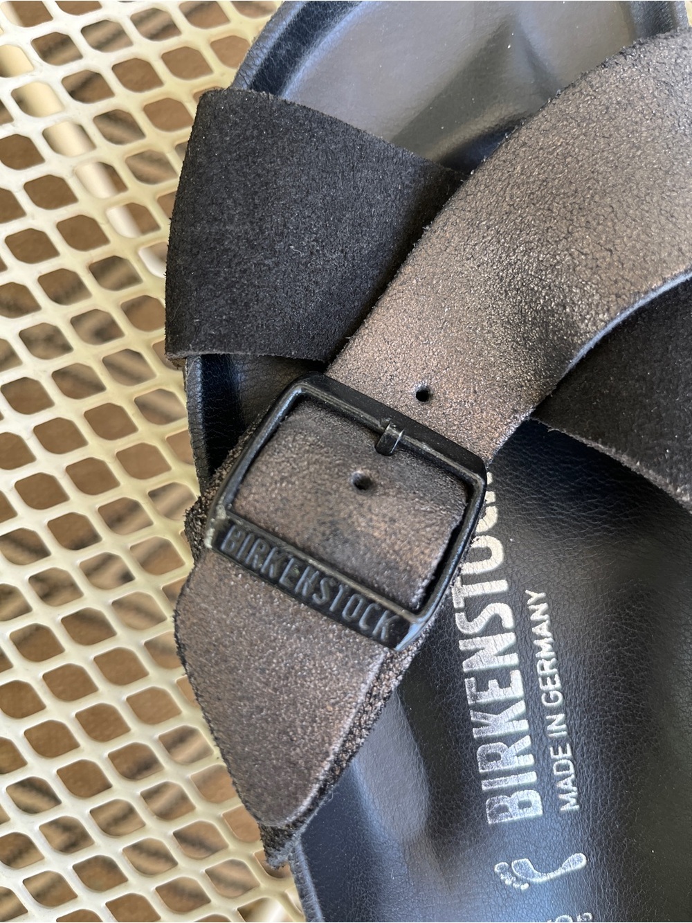 Birkenstock Siena Black Mixed Leather Sandals size EU 38 - Picture 6 of 11